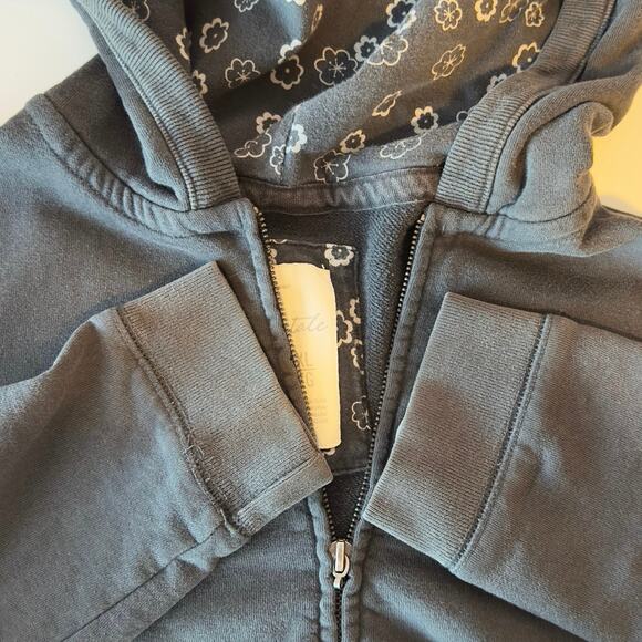 Aeropostale Y2K Full Zip Hoodie Jacket Size XL Gray Spell Out Embroidered Logo - Picture 8 of 12